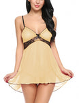 women babydoll lingerie with panty