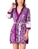 women's satin nightwear robe 
