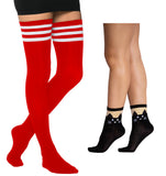 Women over the knee high socks