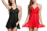 Women babydoll nightwear with panty