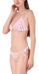 women sexy bikini satin bra panty lingerie set