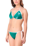 women satin bikini bra panty lingerie set