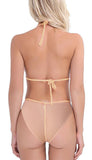 women fishnet bra panty lingerie set