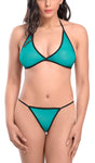 Women sexy see through bra panty g-string