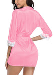 Women satin robe