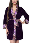 Women satin nightwear robe