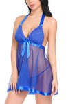 women sexy babydoll nightwear lingerie with panty