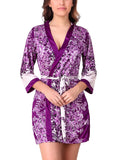 women satin nightwear robe 
