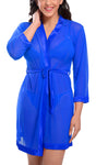 Women nightwear robe with bra panty