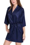 women satin robe nightwear kimonos