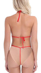 women fishnet bra panty lingerie set