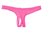 women sexy open crotch thong pearl panties