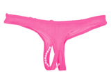 women sexy open crotch thong pearl panties