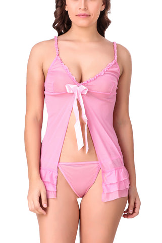 women babydoll nightwear with panty
