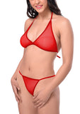 Women sexy see through bra panty