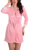 Women satin nightwear robe