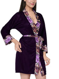 Women satin nightwear robe