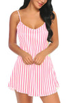 women sexy satin babydoll nightwear lingerie with panty
