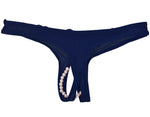 women sexy open crotch thong pearl panties