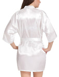 women satin sexy kimono robe nightwear 