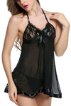 women sexy babydoll nightwear lingerie with panty
