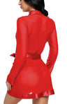 sexy women babydoll nightwear robe with panty