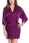 women satin robe nightwear kimonos