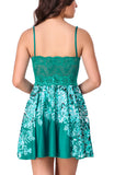 women satin floral babydoll lace nightwear