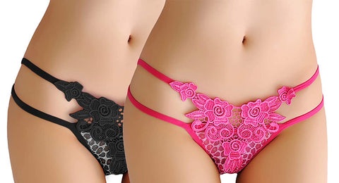 Women sexy g-string panties combo