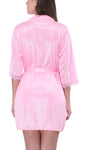 women sexy satin robe babydoll lingerie