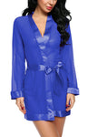 sexy women robe babydoll nightwear lingerie