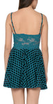 women satin polka babydoll lace nightwear