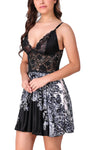 women sexy satin babydoll nightwear lingerie