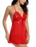 women sexy babydoll nightwear lingerie with panty

