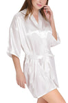 women satin kimonos nightwear robe