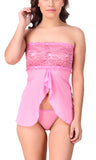 women lace babydoll lingerie with panty