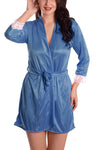 Women satin nightwear robe