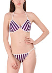 Women sexy satin bikini bra panty lingerie set