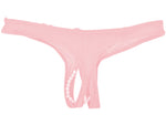 women sexy open crotch thong pearl panties