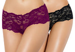 women lace boy shorts panty combo