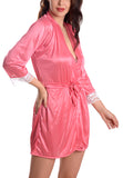 Women satin nightwear robe