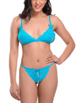 Women lace bra panty lingerie set