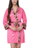Women satin nightwear robe