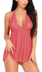 women sexy lace babydoll nightwear lingerie with lace panty
