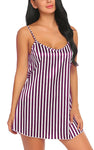 women satin short babydoll nightwear