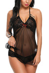 women see through net babydoll dress