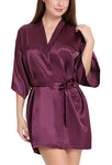 women satin robe kimono nightwear