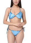 women satin bra panty lingerie set