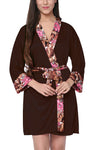 Women satin nightwear robe