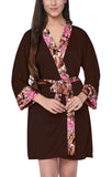 Women satin nightwear robe